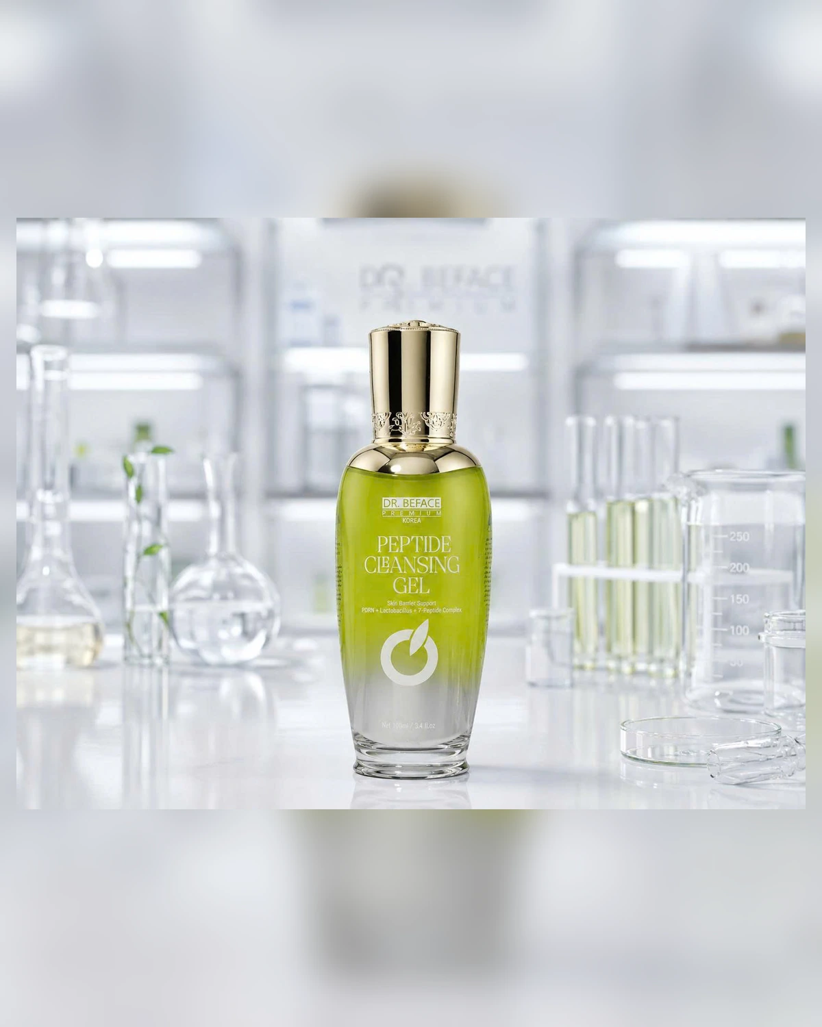 DR.BEFACE PREMIUM PEPTIDE CLEANSING GEL bottle front