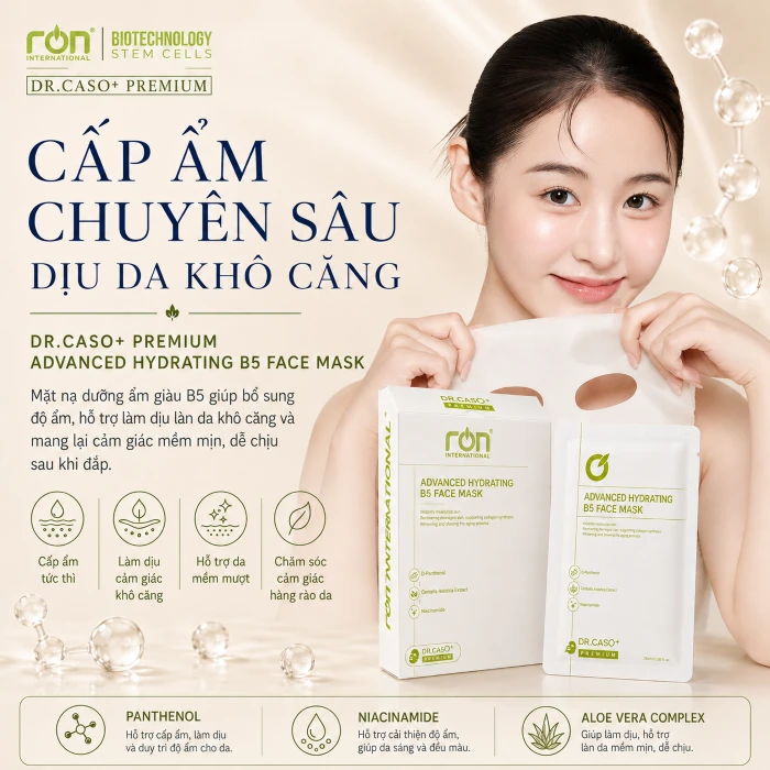 Cấp ẩm chuyên sâu · dịu da khô căng