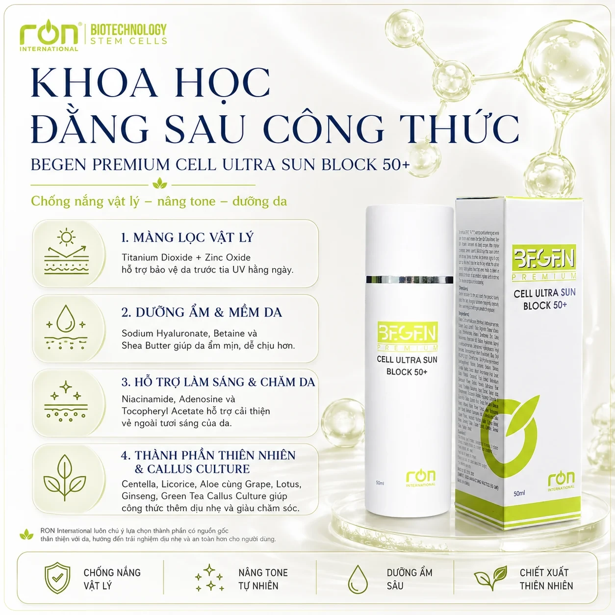 Khoa học đằng sau công thức chống nắng và dưỡng da