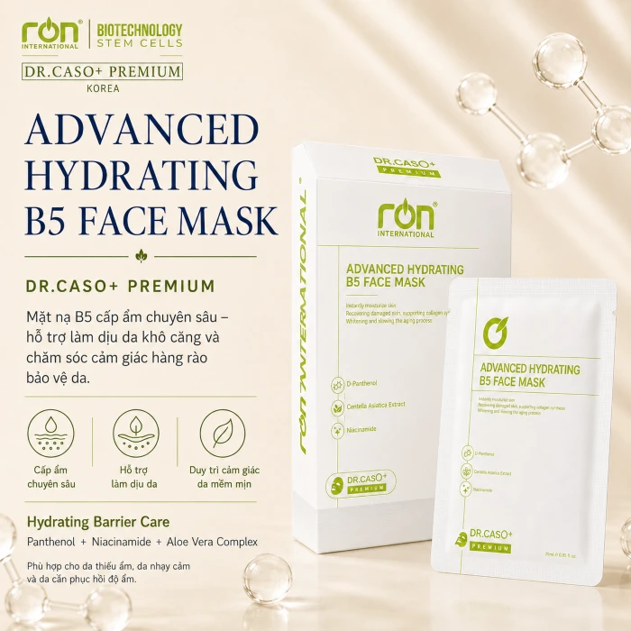 DR.CASO+ PREMIUM ADVANCED HYDRATING B5 FACE MASK